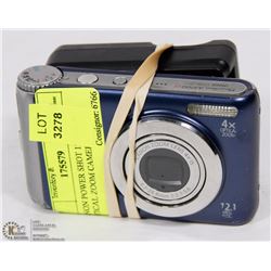CANON POWER SHOT 12 MEG 4 X OPTICAL ZOOM CAMERA