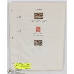 3 CANADIAN 1898 AND 1899 STAMPS