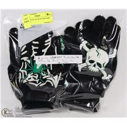 6PK "YOUTH" GLOW IN THE DARK GLOVES