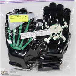 6PK "YOUTH" GLOW IN THE DARK GLOVES