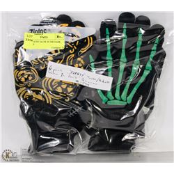 6PK "YOUTH" GLOW IN THE DARK GLOVES