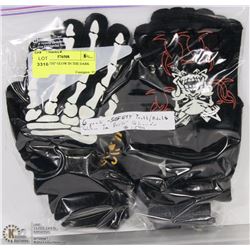 6PK "YOUTH" GLOW IN THE DARK GLOVES
