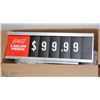 Image 1 : NEW BUDWEISER PRICING SIGN