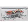 Image 1 : 7 PIECE HOT STONE GRILL IN A BOX