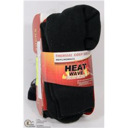 2PK MENS "HEAT WAVE" COZY SLIPPER SOCKS