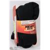 Image 1 : 2PK MENS "HEAT WAVE" COZY SLIPPER SOCKS