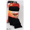 Image 1 : 2PK MENS "HEAT WAVE" COZY SLIPPER SOCKS