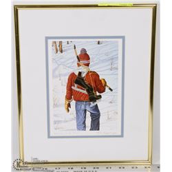 FRAMED PRINT “HEADING TO THE RINK”