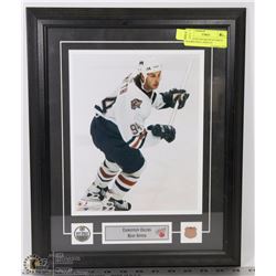 EDMONTON OILERS-RYAN SMYTH FRAMED WALL DISPLAY