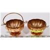 Image 1 : VENETIAN COPPER MILK AND SUGAR DISH