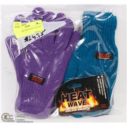 2PK LADIES "HEAT WAVE" GLOVES
