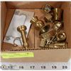 Image 1 : BOX W/ 10 COLLECTIBLE BRASS MINIATURES