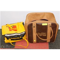 RETRO SPORT CHECK AND KODAK BAGS