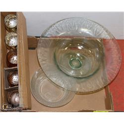 FLAT OF ASSORTED GLASSWARE