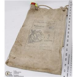 PIONEER BRAND CANVAS WATER BAG