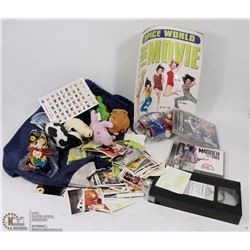 KOKANEE BAG FILLED WITH HARRY POTTER CARDS,