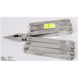 LOT OF THREE STAINLESS STEEL MULTI TOOLS