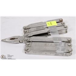 LOT OF THREE STAINLESS STEEL MULTI TOOLS