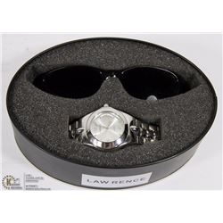 LAWRENCE WATCH AND SUNGLASSES GIFT SET