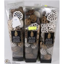 6 PACKAGES OF BOTANICAL BOWL FILLER
