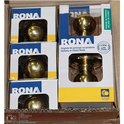 CASE OF 6 RONA PASSAGE (HALLWAY OR CLOSET) DOOR