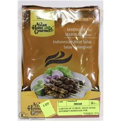 CASE OF ASIAN HOME GOURMET MARINADE FOR