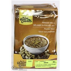 CASE OF ASIAN HOME GOURMET POWDER MIX FOR PEANUT