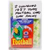 2 UNOPENED 1987 TOPPS FOOTBALL CARD WAX PACKS