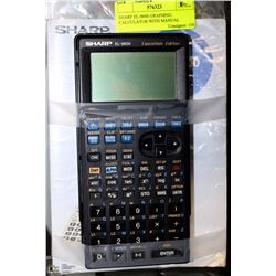 SHARP EL-9600 GRAPHING CALCULATOR WITH MANUAL