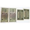 Image 1 : 4 GERMAN BANK NOTES INCL TWO 1000 MARK 1923 AND