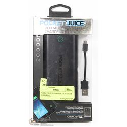 POCKET JUICE PORTABLE CHARGER 20,000 MAH,