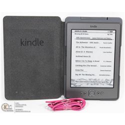 KINDLE 44 BOOK ,BUILT-IN  READING LIGHT,CASE &