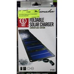 SCHUMACHER 6WATT FOLDABLE SOLAR CHARGER