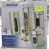 Image 1 : ANCHOR 4PC PALLADIAN CANISTER SET