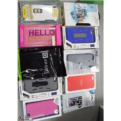 FLAT OF13 NEW IPHONE CASES FOR 6/6S & 4PACKS OF