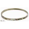 Image 1 : SILVER MOTHER OF PEARL INLAY BANGLE