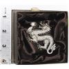 Image 1 : FRANKLIN MINT 925 STERLING SILVER DRAGON BROOCH