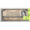 Image 1 : 1954 CANADIAN $50.00 DEVILS FACE BANKNOTE