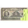 Image 1 : 1935 CANADIAN $1.00 BILL