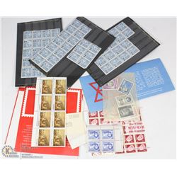 LOT OF ASSORTED VINTAGE UNUSED CANADIAN STAMPS
