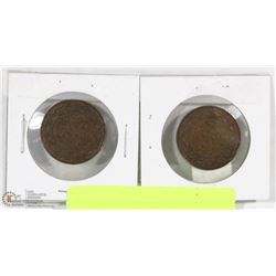 CANADA WWI ERA 1914,1916 ONCE CENT COINS