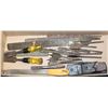 Image 1 : FLAT OF WOOD WORKING TOOLS - INCLUDES FILES,