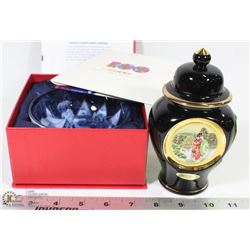 CHOKIN 24KT GOLD EDGED POTTERY & REPUBLIC OF CHINA