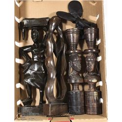 AFRICAN WOOD FIGURE COLLECTION