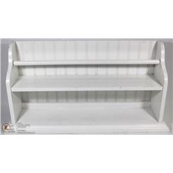 WHITE MULTI FUNCTION WALL SHELF
