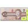 Image 1 : CANADIAN 1986 $2.00 ROBIN BILL WITH CONSEC.