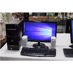 HP PAVILION QUAD CORE DESKTOP W/ WIN 10 PRO/OFFICE