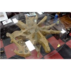 SOLID 200+ YEAR OLD SOLID TEAKWOOD ROOT DINING