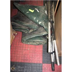 2 INFLATABLE PADDLE BOARDS WITH PADDLES