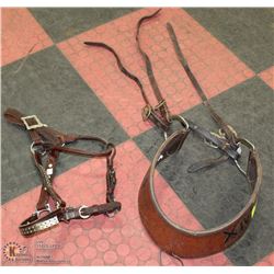 LEATHER HORSE HALTER